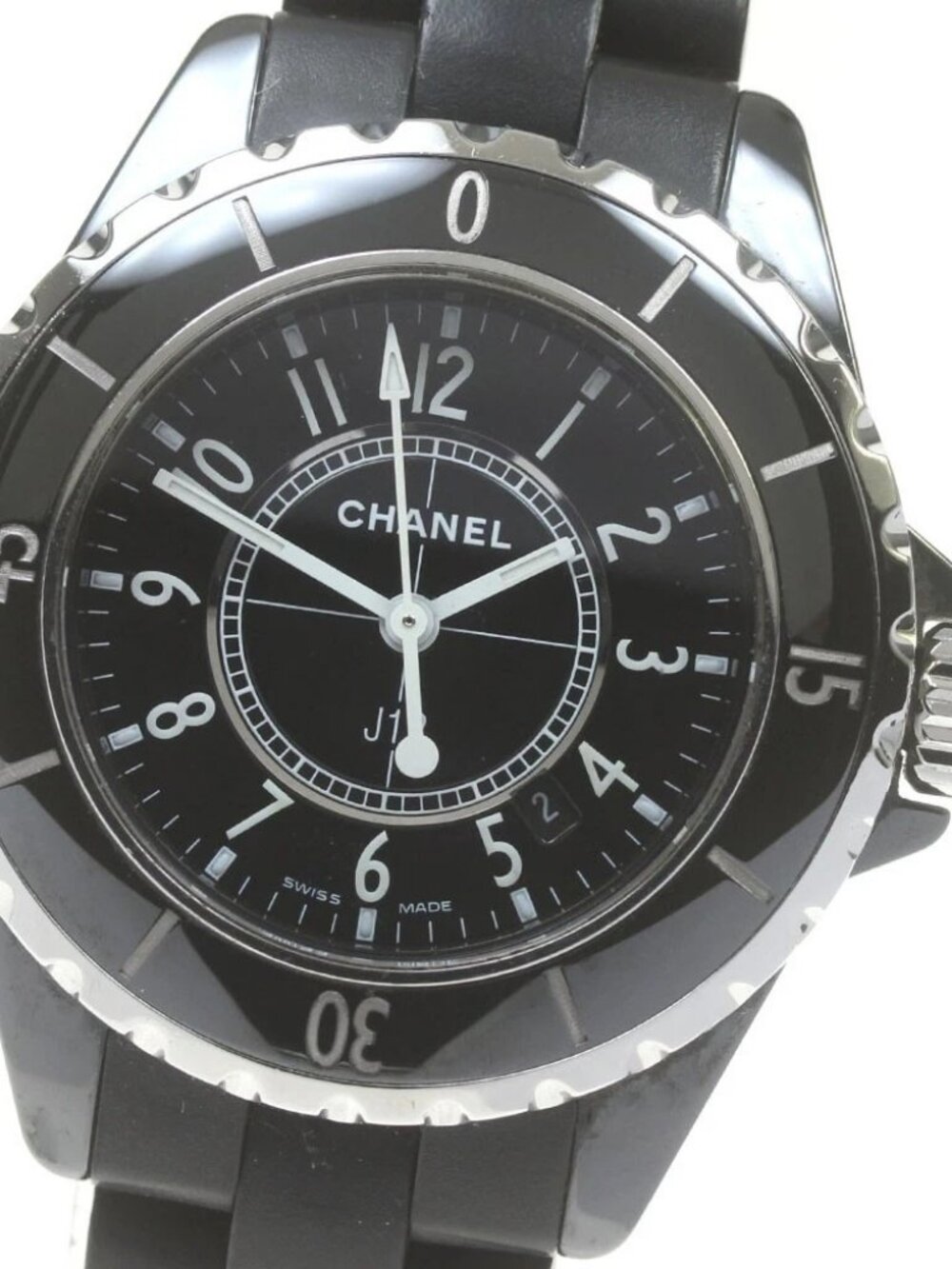 CHANEL J12 H0681 Black ceramic black Dial Quartz Ladies Watch_845972